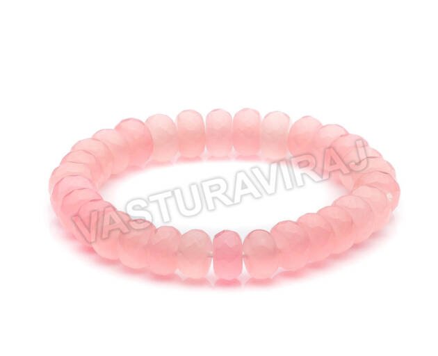 African Pink Rose Bracelet