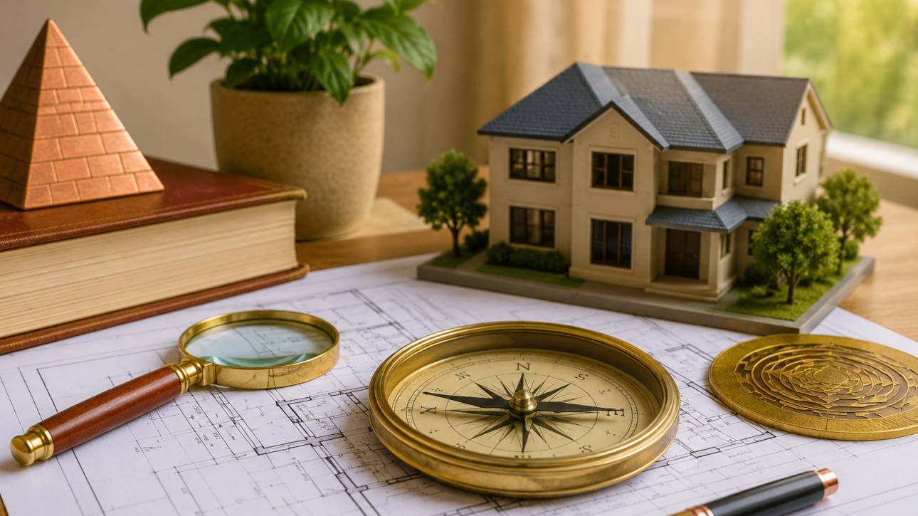 Architectural design studio still life
