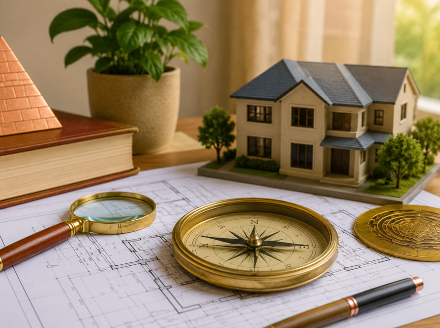 Architectural design studio still life