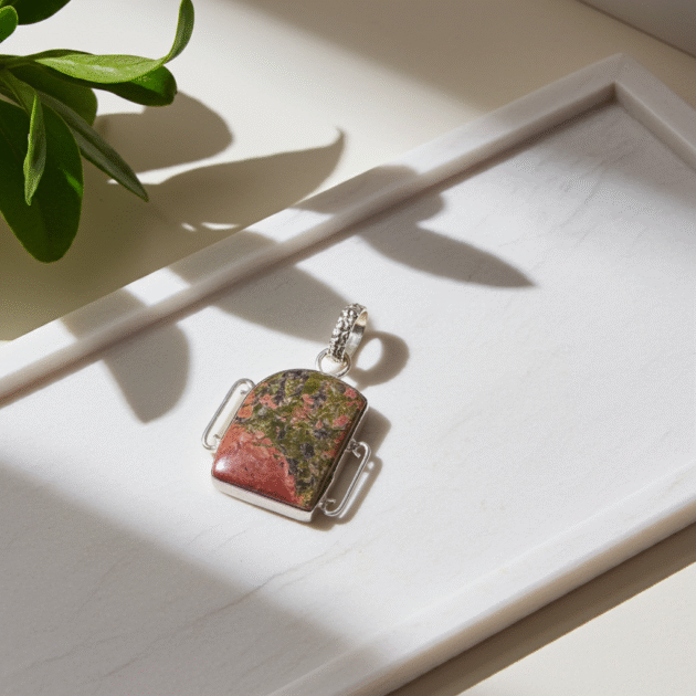 Epidote Pendant1
