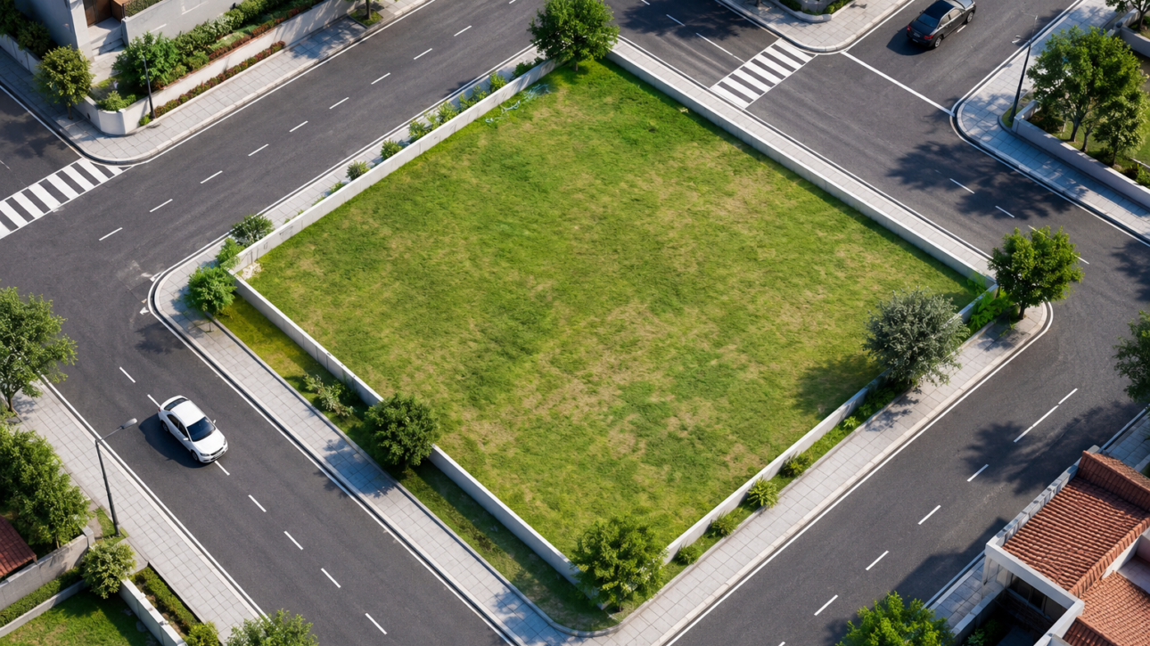 Roads around the Plot as per Vastu