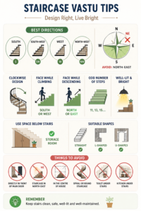 Vastu tips for staircases