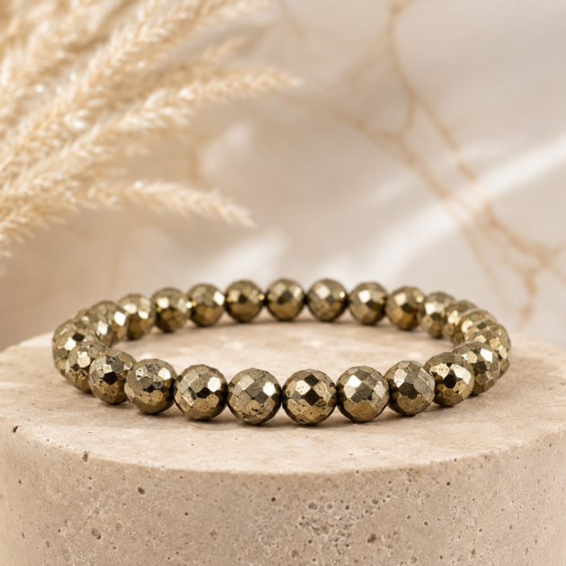 Pyrite Crystal Bracelet