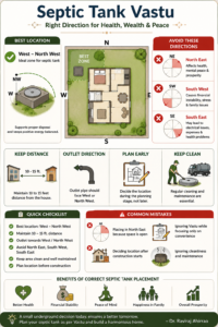 Septic Tank Vastu Right Direction