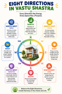 Eight directions in Vastu Shastra